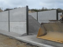 concrete panels/ pre stressed retaining walls